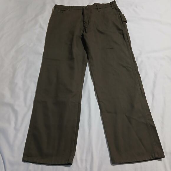 NWT DICKIES 38x34 Men's Olive Relaxed Fit Canvas Carpenter Pants 100% Cotton - Picture 3 of 13